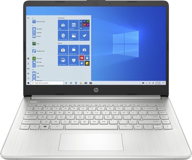 HP Laptop 14s-dq5100nia / Intel Core i3-1215U, 14", 1366 x 768, 8 GB RAM, 512 GB SSD, Windows 10 Pro, srebrna
